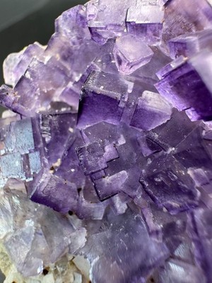 6297 Purple Matrix Fluorite Xin Jiang 136g