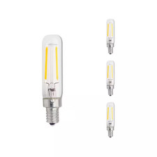 25-Watt Equivalent Warm White Light T6 E12 Candelabra Screw Base Dimmable Clea