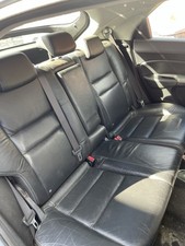 Honda Civic MK8 2009 Hatchback - Rear Passenger Car Seats Set In Black Leather