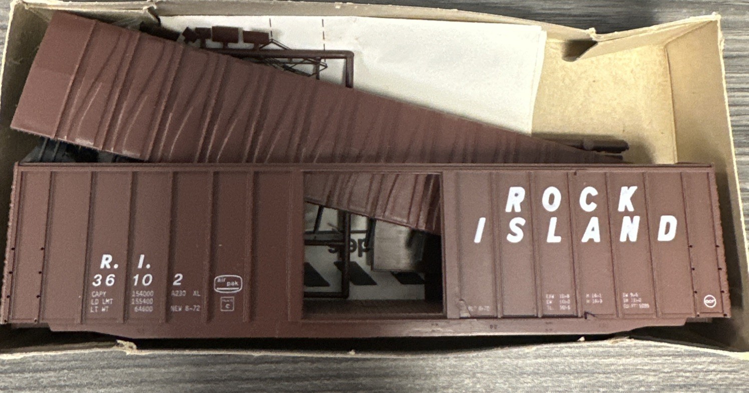 McKean Models Master Series HO Scale Kit #804 50’ ACF OB Rock Island NOS