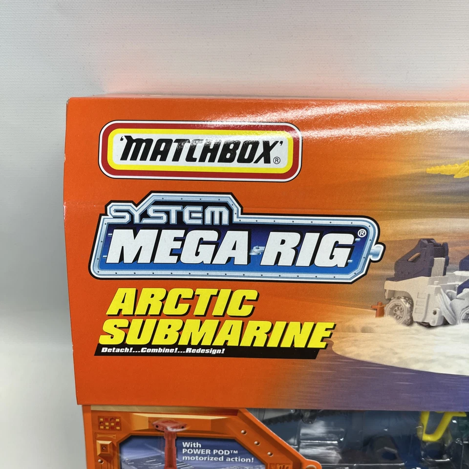 1999 Matchbox Mega Rig Arctic Submarine Sealed, Brand New Super Rare - Image 2 of 4