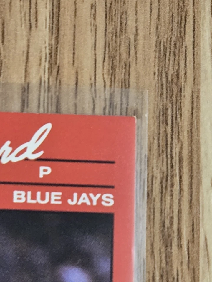 🔥🔥🔥 1990 Donruss #307 Duane Ward Blue Jays Error No Period After Inc - Image 4 of 4