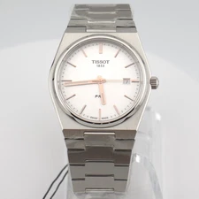 Tissot PRX Quartz - Silver & Rose Gold Dial Men's Watch - T137.410.11.031.00