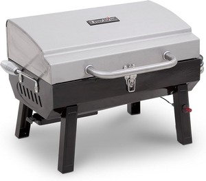 24" Stainless Steel Potable 1 Burner Tabletop Propane Gas Grill Outdoor Cooking