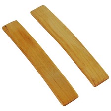 New Solid Pair of Maple Wood Bones Folk Musical Wooden Spoons Rhythm Instrument