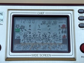 Nintendo Game & Watch CHEF FP-24 1981 Near Mint In Box