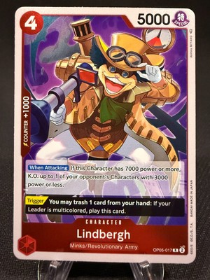Lindbergh OP05-017 Awakening of the New Era Foil RED NM English
