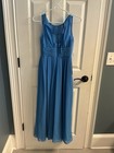 Azazie Girl’s Junior Bridesmaid Formal Dress, Bibiane Blue Jay, Size J8 8 — photo 2