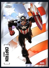 Marvel Collect 24 Chrome Silver Captain America Digital