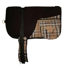 Fleece Bareback Pad By Kensington — 36"Wx 29"H Ergonomically-Correct Bareback