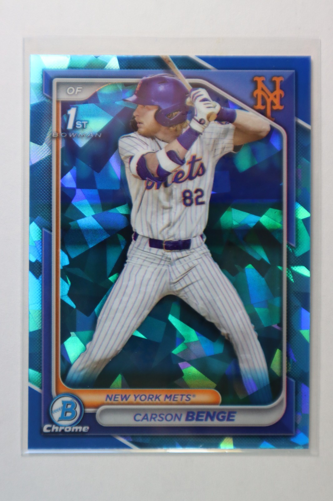 2024 Bowman Sapphire Carson Benge #BDC-28 Sapphire 1st