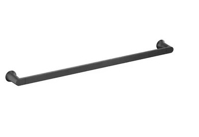 MOEN Genta 24 in. Bathroom Towel Bar in Matte Black BH3624BL