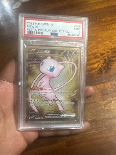Pokemon Mew ex Gold Metal Ultra-Premium Collection CGC Psa9 Scarlet & Violet 151