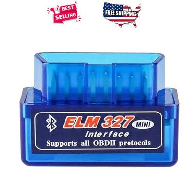 Bluetooth OBD2 Scanner ELM327 V1.5 Diagnostic Tool for Android Windows Gasoline