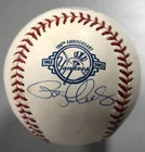 Roger Clemens Signed New York Yankees 100th Anniversary Logo Baseball Autograph