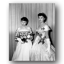 Edith Head, Marla English Photo 8x10 Roman Holiday Academy Award Portrait 1954