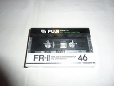 AUDIO TAPE CASSETTE - BLANK - OVP - SEALED / FUJI FR - II 46 von 1982