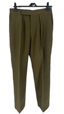 Vintage British Army No.2 Dress Trousers Olive Green 1980 Pattern Military