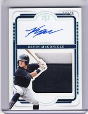 Kevin McGonigle 2025 NT Silhouette Signatures Holo Silver /25 Auto Patch Detroit