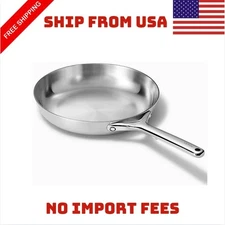 Caraway Home 10.5" Stainless Steel Fry Pan Color Stainless NEW IN BOX