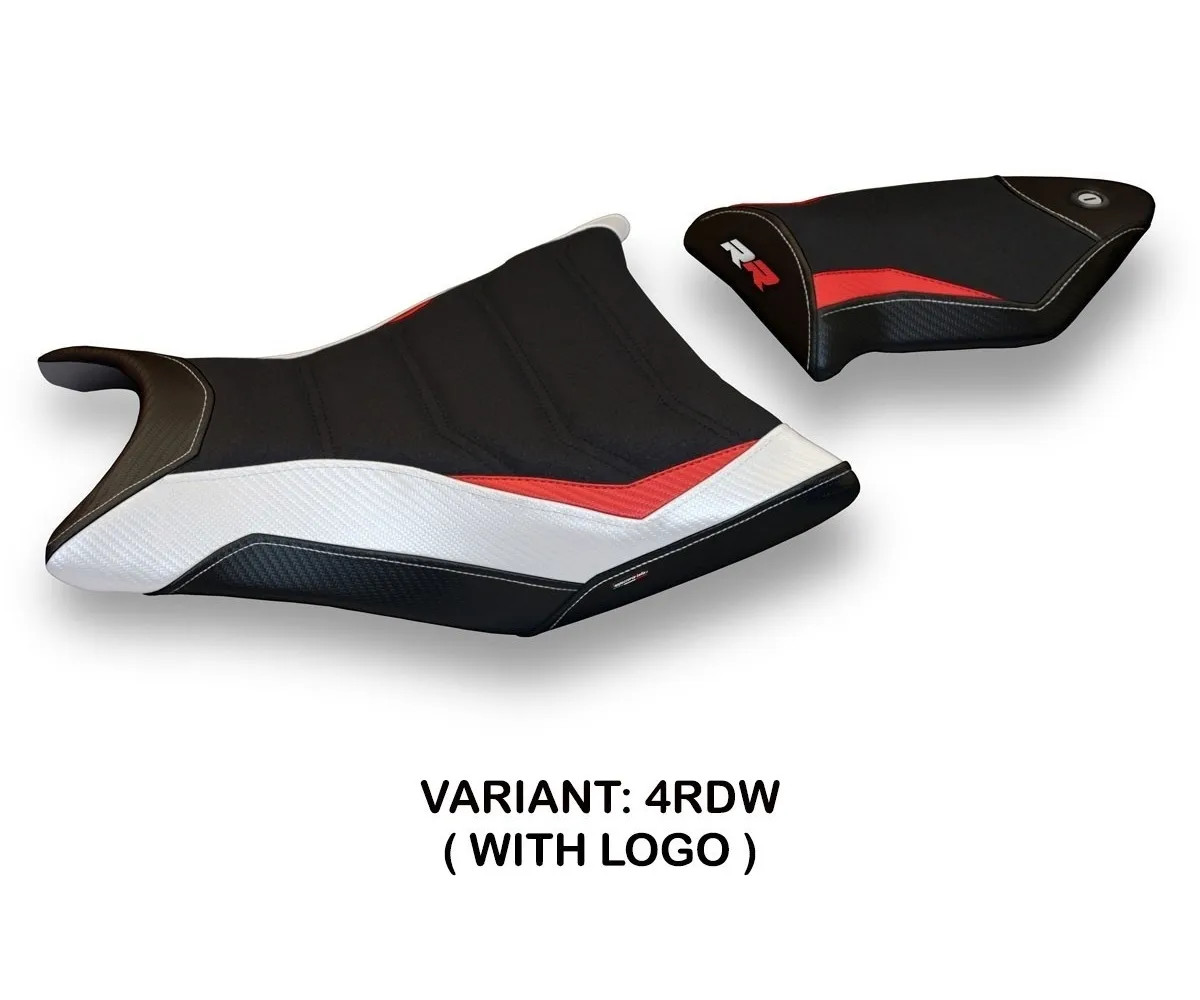 Seat saddle cover Giuba SColor Ugrip Red-White TPZ BMW S 1000 RR 2009 2011 C6