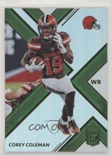 2017 Donruss Elite Green Corey Coleman #23 0e3