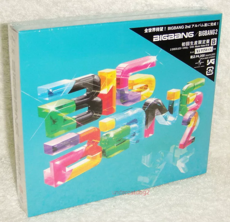 BIGBANG BIG BANG BIGBANG2 Japan Ltd CD+DVD+V.I magnet