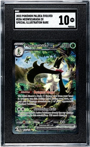 Meowscarada ex graded SGC 10 for sale on eBay