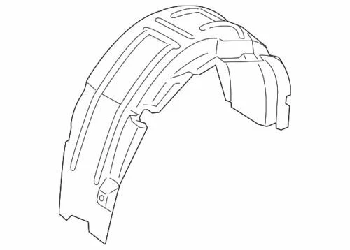 OEM NEW Ford Wheelhouse Liner DS7Z-58278B51-B
