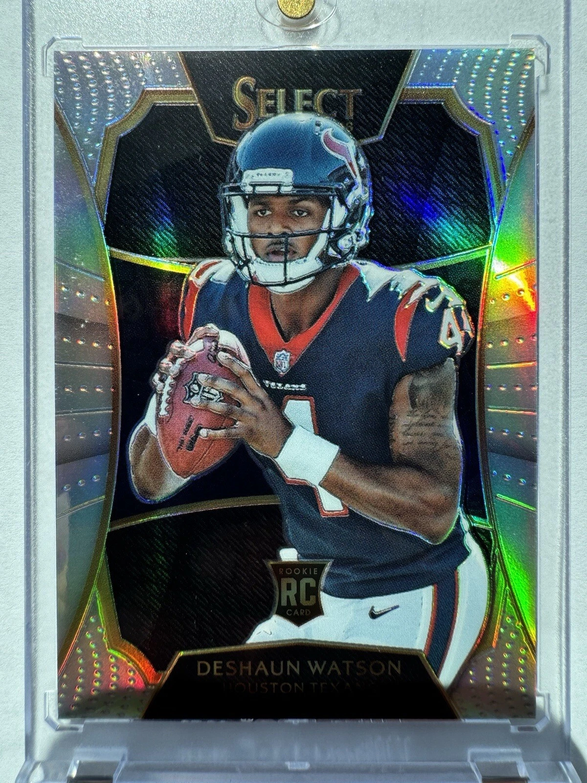 2016 Panini Select Deshaun Watson Rookie XRC Silver Prizm #3 Houston Texans