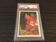 1987-88 O-Pee-Chee Steve Yzerman #56   PSA 8