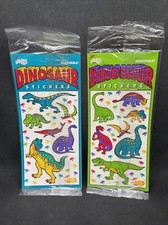 Vintage Mello Smello DINOSAUR Sticker Sheets 1 2 3 4 NEW Removable