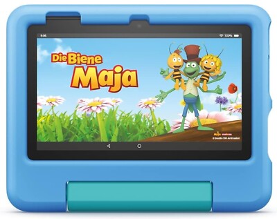 Amazon Fire 7 Kids Tablet 7 Zoll 16 GB/ 32 GB Blau für Kinder von 3 bis 7 Jahren