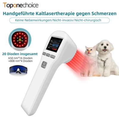 TOPONECHOICE Soft Laser Therapie Laserbehandlung Tiere Pferde Hunde Entzündungen Schmerzen