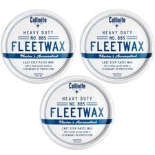 Collinite Marine 885 Fleetwax Heavy Duty Paste Can Guard Stains UV 3 Pack