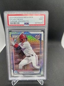 2024 Bowman Dylan Crews PSA 9 #23 1st Mega Box Nationals Top Prospect