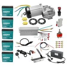 Electric 60V 2500W Differential Motor 25mm 6T Shaft Axle Go kart Buggy Quad Golf