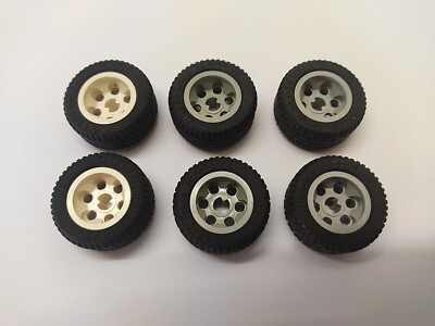Lego Konvolut 2 Räder (Felge + Reifen) 2994 30,4x14 VR 2x Wheels ¤ Farbe wählbar ¤ZG10
