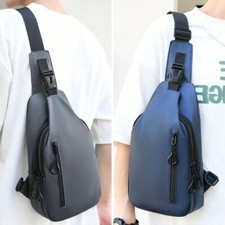 Men's Chest Bag One Shoulder Crossbody Large Capacity Outdoor Sports Fashion Bag