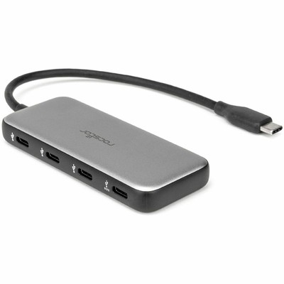 Rocstor Y10A318-S1 Premium Usb-c Hub With 100w Pd - Usb-c To Quad Usb-c 3.1