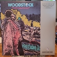 "Woodstock" Stereo Laserdisc LD - Joan Baez Joe Cocker