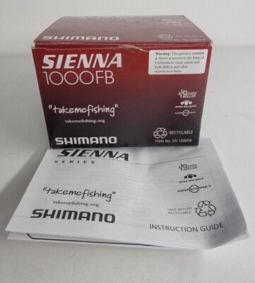 shimano sienna 1000 fb Shimano Original Box & Manual - Sienna 1000FB - SN1000FB