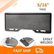 5/16" Thick Steel Skid Steer Mount Plate Adapter Loader Quick Tach Attachment