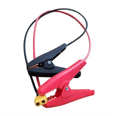 1pc XT60 Connector to Battery Clip Power Charging Cable Battery Clips 14AWG