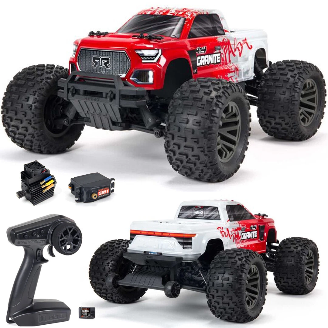 Arrma Granite 4X4 V3 3S BLX 1/10 RTR Brushless 4WD Monster Truck (Green)  w/Spektrum SLT3 2.4GHz Radio