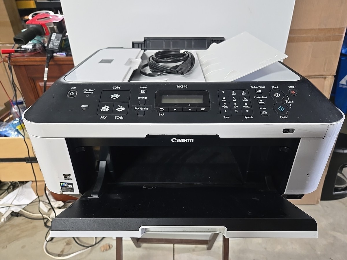 Wifi Setup Canon Mx340 Setup Canon PIXMA MX340 All-In-One Wireless