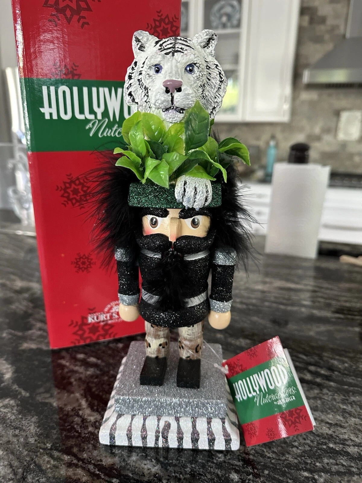 Rare! Hollywood Nutcrackers Kurt/Holly Adler White Tiger Safari 11”
Opens in a new window or tab