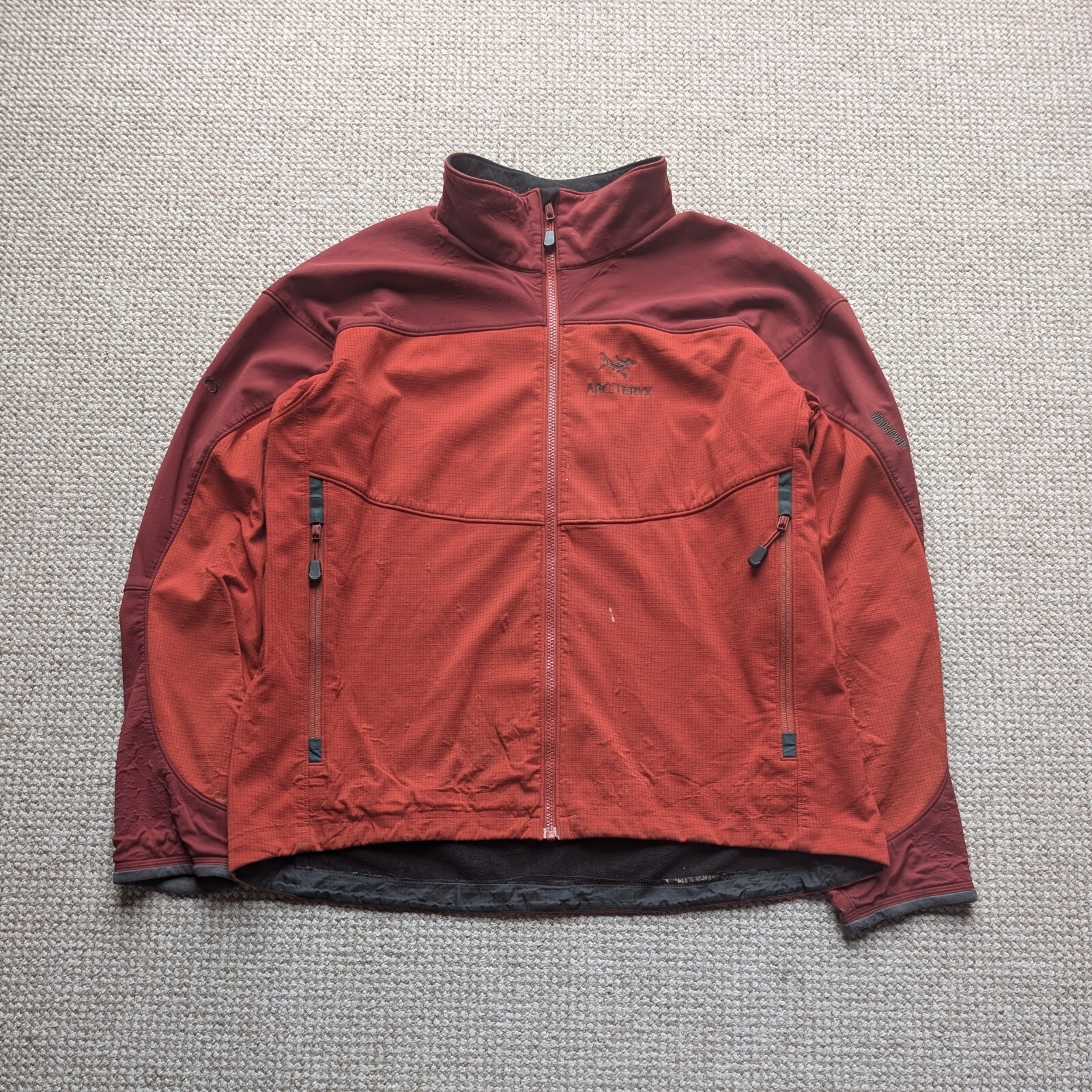 Arc'teryx Sigma AR Giacca Windstopper Soft Shell Rosso Uomo XL #ARC363