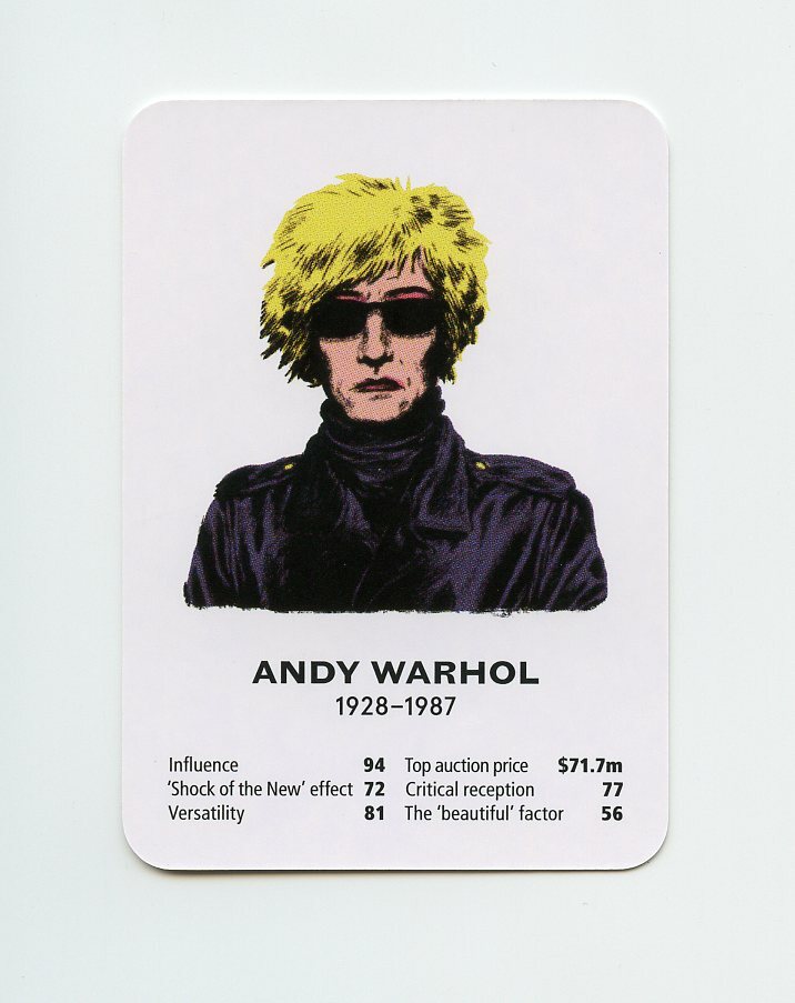 TN13677 ANDY WARHOL Artist Game Trade Card | eBay