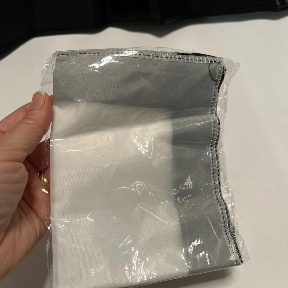 Серебряный зонт для фотографии Raleno без подставки без лампы черный 20 дюймов - Изображение 3 из 4